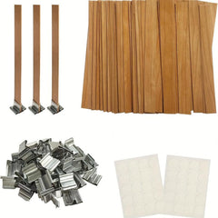21pcs Wooden Candle Wicks 12.95 X 1.27 Cm DIY Candle Making Cores