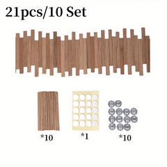 21pcs Wooden Candle Wicks 12.95 X 1.27 Cm DIY Candle Making Cores