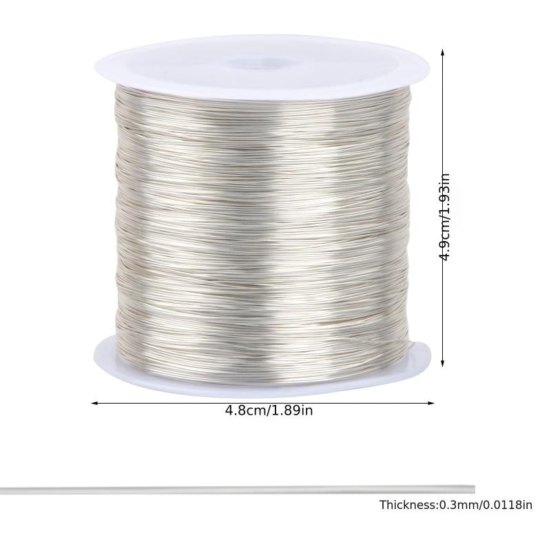 110yd x 0.012in Copper Jewelry Wire Crafts Beading Metal Craft Tarnish Resis