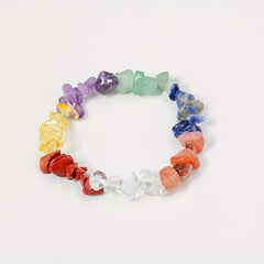 Gemstone Chakra Bracelet Crystal Healing Reiki Yoga Anxiety 1pc
