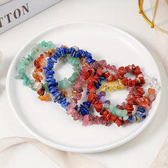 Gemstone Chakra Bracelet Crystal Healing Reiki Yoga Anxiety 1pc