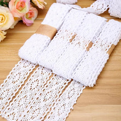 DIY Cotton Lace Webbing Wedding Party Bow Decoration 2m