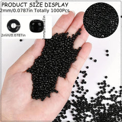 1000pcs Czech Glass Seed Beads for DIY Bracelet Necklace