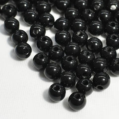 500pcs 4mm 20mm Round Solid Energy Beads Small Hole for Jewelry Making