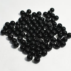 500pcs 4mm 20mm Round Solid Energy Beads Small Hole for Jewelry Making