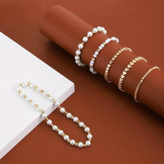 720pcs Faux Pearl & Star Spacer Beads Set DIY Bracelet Earrings Necklace