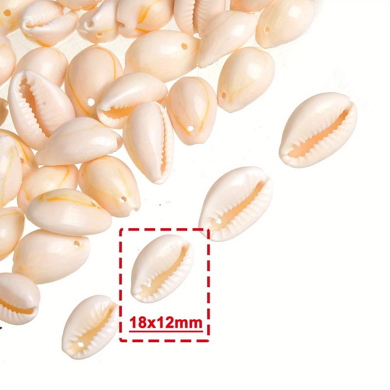 30pcs Spiral Shell Beads Oval Conch Whelk Sea Seashell Spacer Beads