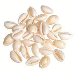 30pcs Spiral Shell Beads Oval Conch Whelk Sea Seashell Spacer Beads