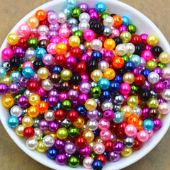 500pcs 4-10mm Colorful Pearl Spacer Beads DIY Jewelry Making Supplies