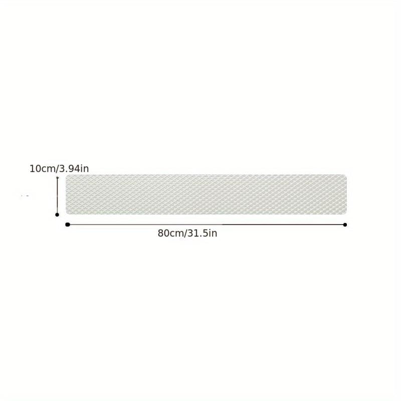 5pcs 30.0cmX119 Non Slip Stair Treads Pre Cut Anti Slip Strips Transparent