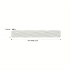 5pcs 30.0cmX119 Non Slip Stair Treads Pre Cut Anti Slip Strips Transparent