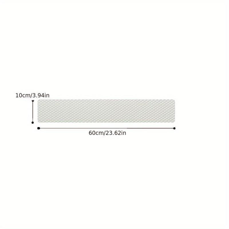 5pcs 30.0cmX119 Non Slip Stair Treads Pre Cut Anti Slip Strips Transparent