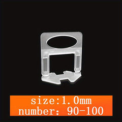 100pcs Tile Leveling System Pliers Spacers Clips & Wedges Toolkit