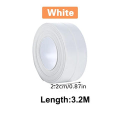 10ft Waterproof Wall Sticker Caulk Strip Self Adhesive Sealing Tape