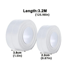 10ft Waterproof Wall Sticker Caulk Strip Self Adhesive Sealing Tape