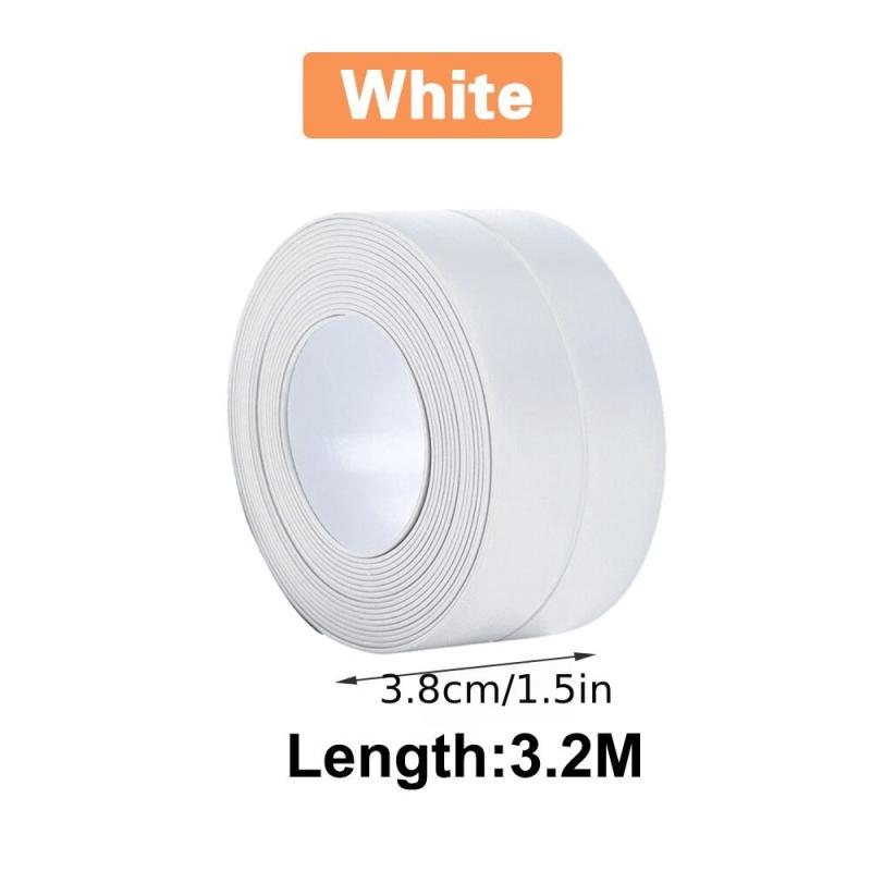 10ft Waterproof Wall Sticker Caulk Strip Self Adhesive Sealing Tape