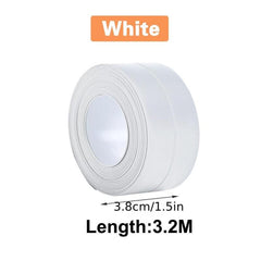 10ft Waterproof Wall Sticker Caulk Strip Self Adhesive Sealing Tape