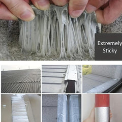 Waterproof Aluminum Foil Butyl Tape High Temp Roof Repair 50mm x 10m