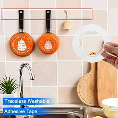 Transparent Nano Tape Reusable Washable Double Sided Adhesive