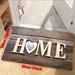 Wood Print Anti-Fatigue Kitchen Mat