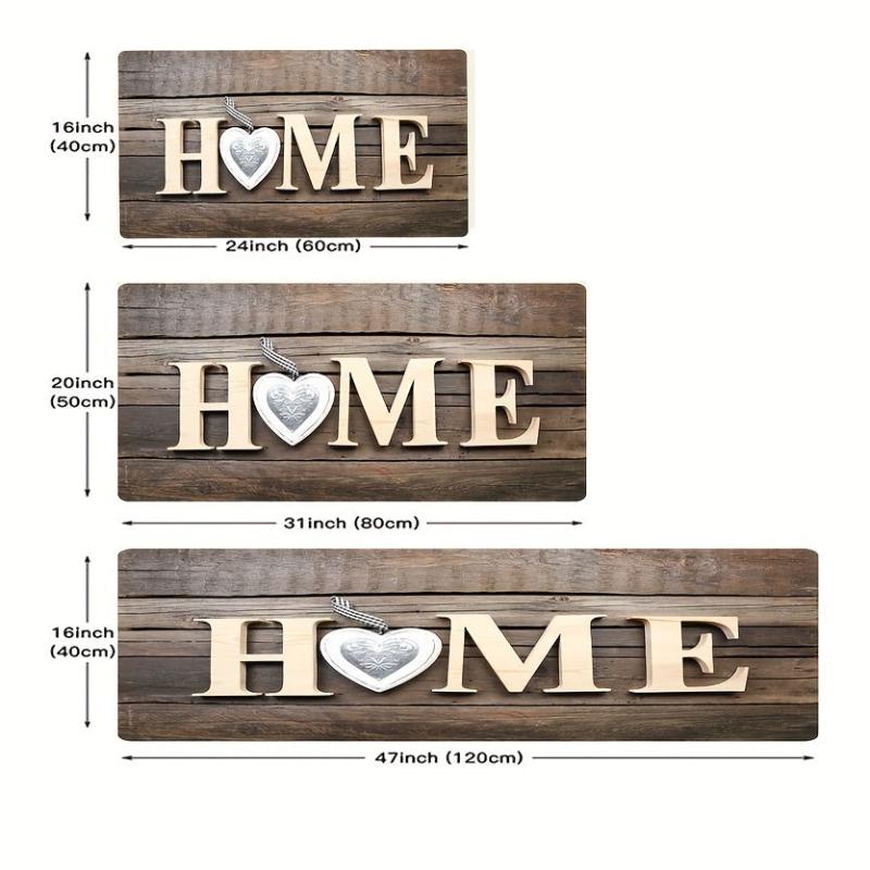 Wood Print Anti-Fatigue Kitchen Mat