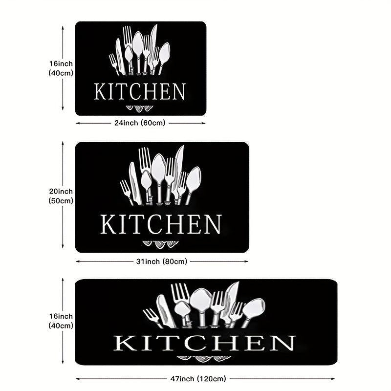 Soft Kitchen Rug Anti Fatigue Comfort Mat Non Slip Runner Rug Absorbent