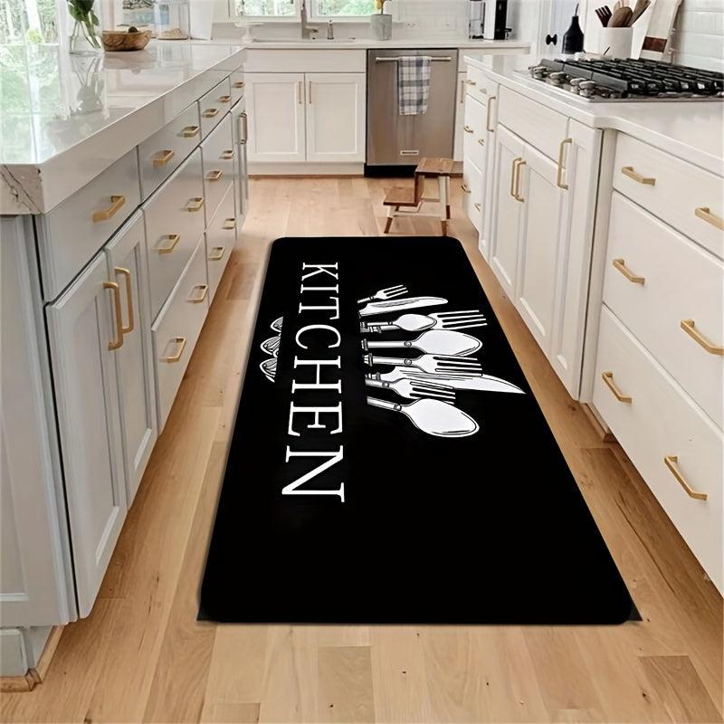 Soft Kitchen Rug Anti Fatigue Comfort Mat Non Slip Runner Rug Absorbent