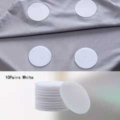 20 Pairs Sticky Hook And Loop Dots 2 Round Self Adhesive Coins