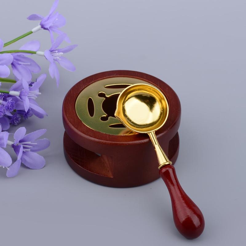 Wax Seal Spoon & Melting Stove Set - Easy Wax Sealing