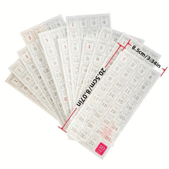 12pcs Calendar Decorative Stickers Scrapbooking DIY Label Diary Stationery