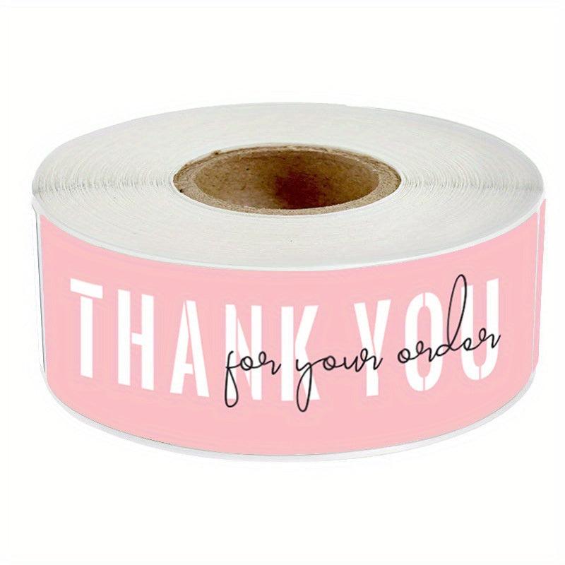 120 Thank You Stickers Self Adhesive Labels Gift Sealing Stickers Packaging