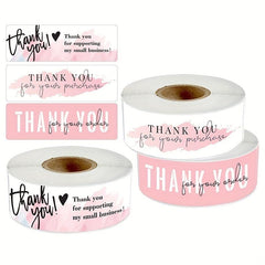 120 Thank You Stickers Self Adhesive Labels Gift Sealing Stickers Packaging