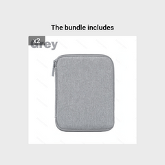 Gray Digital Storage Bag for Electronics Accessories