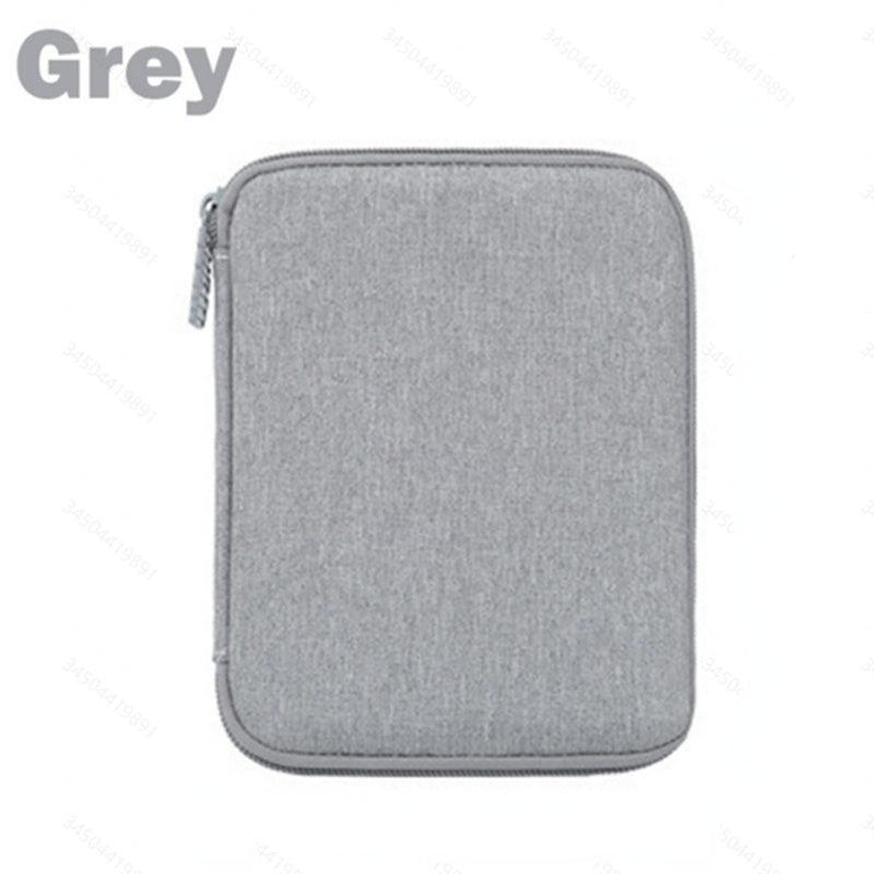 Gray Digital Storage Bag for Electronics Accessories
