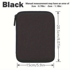 Gray Digital Storage Bag for Electronics Accessories