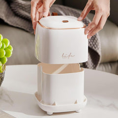 Small Desktop Garbage Bin Lightweight Storage Bucket