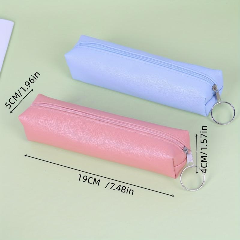 Plain Leather Pencil Case for Stationery