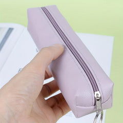 Plain Leather Pencil Case for Stationery