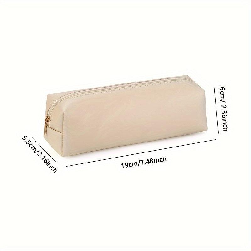 Stylish Faux Leather Pencil Case