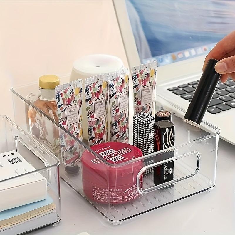 Acrylic Cosmetic Storage Box Clear Organizer for Home and Office