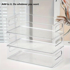 Acrylic Cosmetic Storage Box Clear Organizer for Home and Office