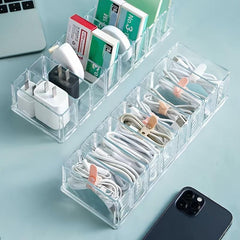 Cable Organizer Charging Compartment for Cell Phone Charger
