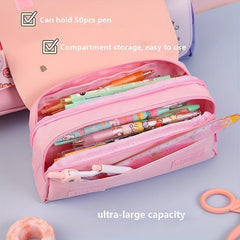 Large Capacity Decompression Pencil Case Desktop Organizing Pencil Bag