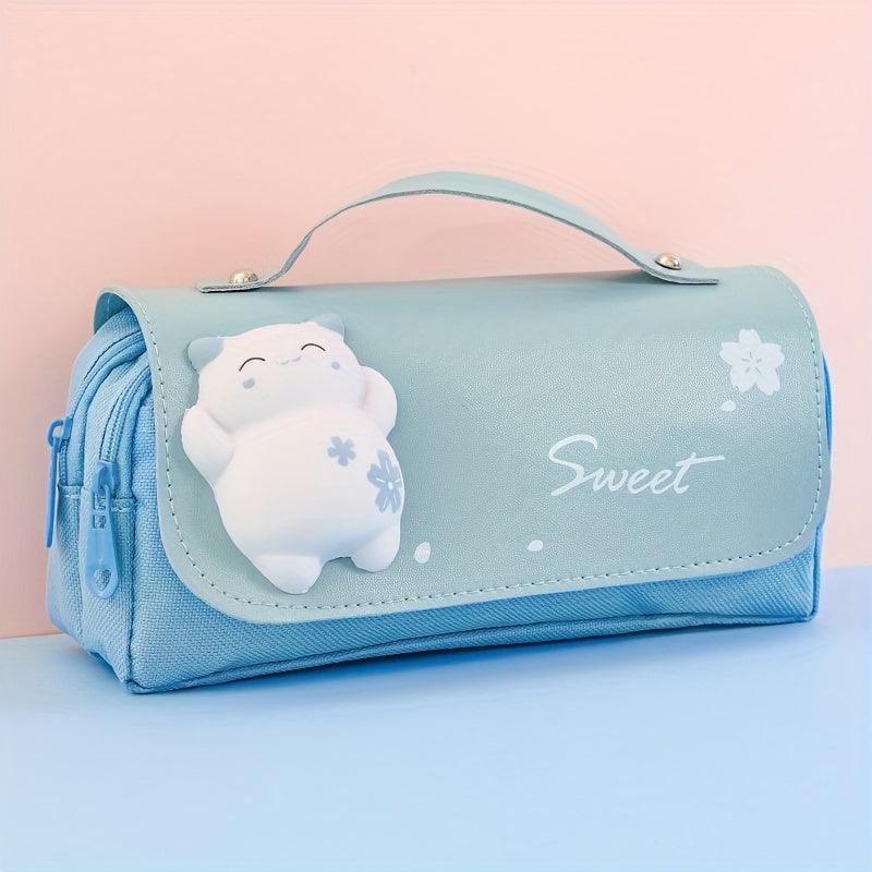 Large Capacity Decompression Pencil Case Desktop Organizing Pencil Bag