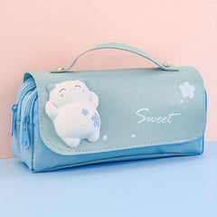Large Capacity Decompression Pencil Case Desktop Organizing Pencil Bag