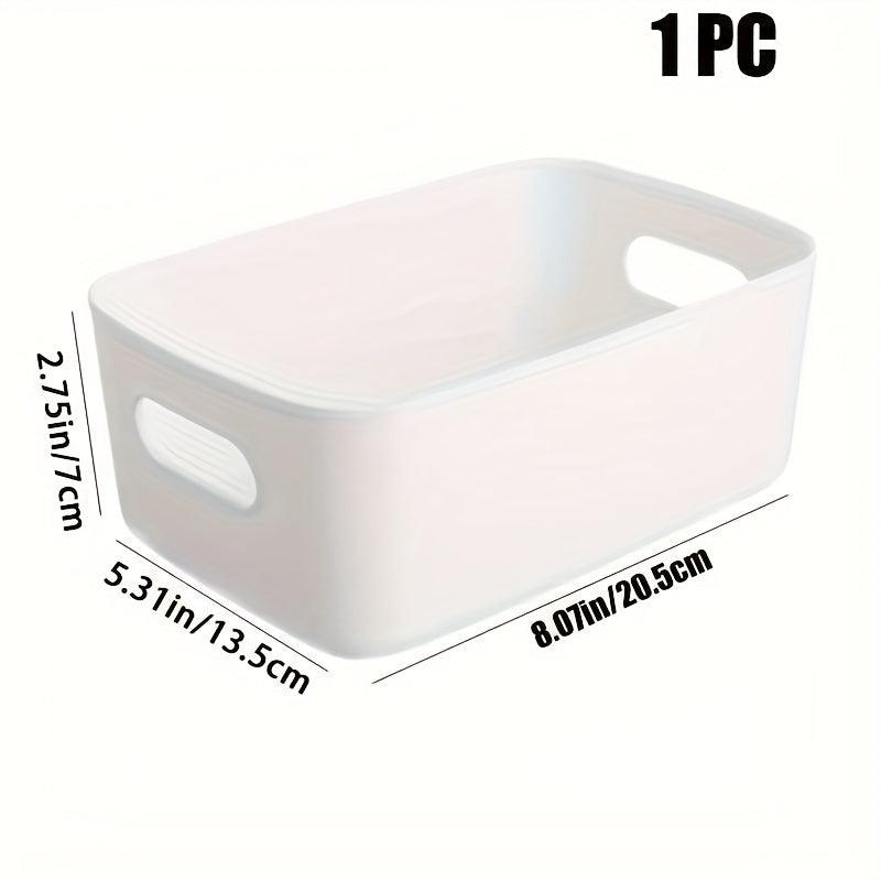 Plastic Bathroom Cosmetics Organizer Box - Home Storage Basket