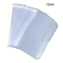 12PCS Binder Pockets Zipper Folders Waterproof for 6 Ring Notebook A5 A6 A7