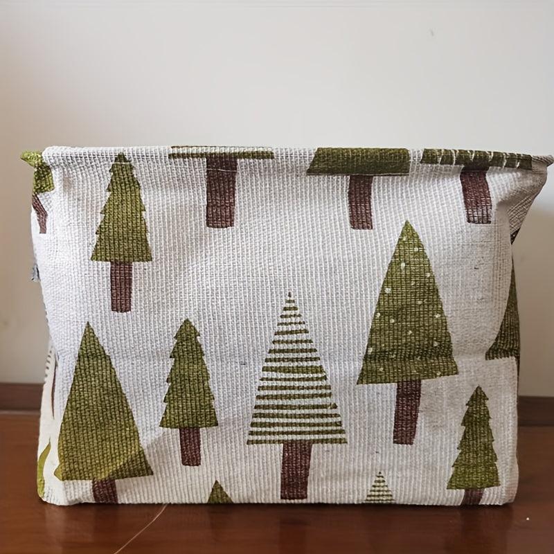 Cotton & Linen Desktop Storage Box Fabric Storage Basket - Small Fresh Design