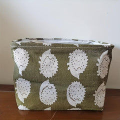 Cotton & Linen Desktop Storage Box Fabric Storage Basket - Small Fresh Design