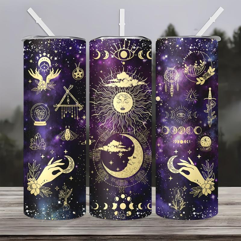 20oz Stainless Steel Insulated Tumbler with Lid and Straw